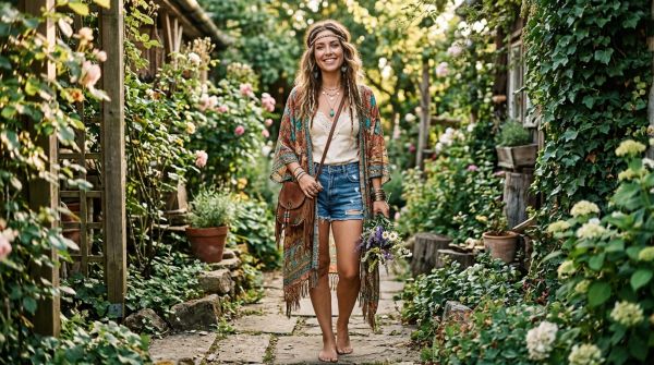 5 astuces pour rehausser votre look bohème avec un kimono